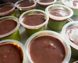 Foto langkah ke 5 dari resep Puding Alpukat Fla Cokelat.