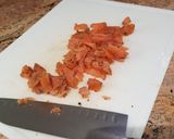 Une image de l'étape 4 de Tarte de poireaux au saumon.