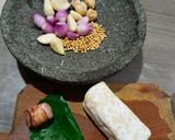 Foto langkah ke 2 dari resep Sayur bobor daun labu Siam khas magetan.