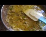 A picture of step 4 of Banana Suji Sheera.