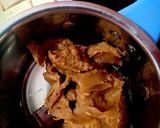 A picture of step 2 of Peanut butter tofu mousse shots.