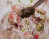 A picture of step 4 of Three layer suji appe.