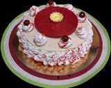 Nemzeti színű krémtorta🇭🇺❤️🇭🇺 recept fázis 11 fotója