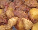 A picture of step 2 of Chicken aloo ki biryani.