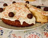 Foto del paso 20 de la receta: Tarta para el 2°cumplemes de Mateo 👶🏼🎂