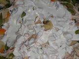 Salpicón de pollo (con mayonesa casera)
