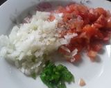 Foto del paso 3 de la receta: Papas🍟 "fritas" veganas🥑🌰🍅