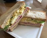 A picture of step 7 of Simple Egg Mayo Turkey Ham Sandwichʕ·͡ᴥ·ʔ.