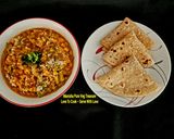A picture of step 5 of Gawar Chana Dal Dhaba Style Sabzi.