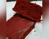 A picture of step 4 of Red velvet cakes.