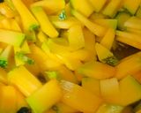 A picture of step 2 of Pumpkin sabji.