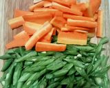 Foto langkah ke 1 dari resep Tumis Buncis Wortel.