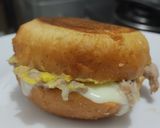 Foto del paso 8 de la receta: Almojábana con pollo y queso🥯🍗🧀