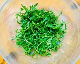 A picture of step 1 of Broccoli Salad with Tuna, Arugula and lentils.