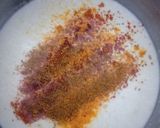 A picture of step 1 of Rajasthani kadhi.