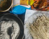 Foto langkah ke 1 dari resep Jamur Enoki Crispy #638.