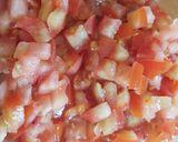 Une image de l'étape 2 de Bruschetta tomate poivron.