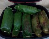 Foto langkah ke 6 dari resep Nasi Bakar Jamur dan Teri.