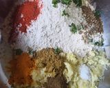 A picture of step 2 of Potato Thepla.