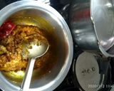 A picture of step 2 of Rajasthani dal.