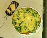 Foto langkah ke 7 dari resep Omelet Bayam Panggang (Oven dan Teflon).