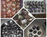 A picture of step 1 of Coconut chocolate balls.