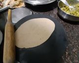 A picture of step 5 of Aloo matar samosa.