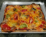 Foto del paso 3 de la receta: Pizza de pimientos y mozzarella