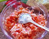 A picture of step 2 of Chicken in Red Chilli Sauce.