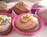A picture of step 10 of Red Wine Chocolate Mini Muffins.