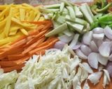 A picture of step 2 of Vegetable Dosa.