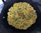 A picture of step 4 of Makki Di Roti Sarso Da Saag Breakfast.