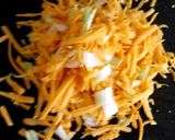 A picture of step 2 of My Grilled Asparagus with Cheese Melted Over and Spring Onion.