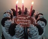 Foto langkah ke 14 dari resep Oreo Birthday Cake Base Brownies Kukus.