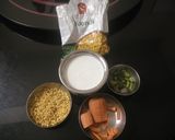 A picture of step 2 of Cucumber boondi raita.