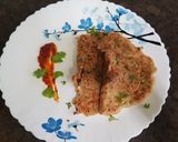A picture of step 6 of Oats vegetable chillas.