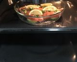 A picture of step 2 of Salmon roast in butter, lemon and coriander.