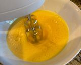 A picture of step 1 of Pandan Honeycomb Cake (Bánh bò lá dứa).