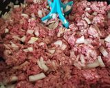 A picture of step 2 of Grandma's stuffed cabbage filling
