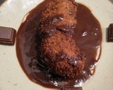 Une image de l'étape 5 de Banane en chapelure de brioche sauce chocolat.