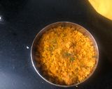 A picture of step 2 of Besan ka paratha.