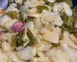 Foto del paso 3 de la receta: Patatas al montón con pimientos y huevo - versión más sana