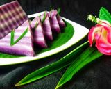 Foto langkah ke 5 dari resep Kue lapis ubi ungu #pr_lapistradisional.