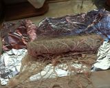 Göngyölt, töltött darálthús recept fázis 2 fotója