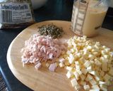 Foto del paso 2 de la receta: Muffins salados de jamón y queso con semillas