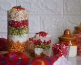 A picture of step 4 of Sabudana khichdi Trifle.