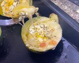 A picture of step 2 of Creamy cheese Gem Sqaush.