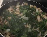 Buttery shrimp scampi in a white wine sauce over angel hair pasta#mycookbook recipe step 7 photo