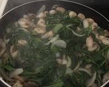 A picture of step 7 of Buttery shrimp scampi in a white wine sauce over angel hair pasta#mycookbook.