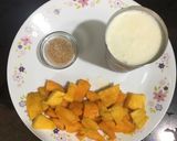 A picture of step 1 of Mango Shake.